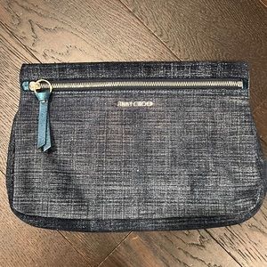 Denim Jimmy Choo Clutch/Pouch